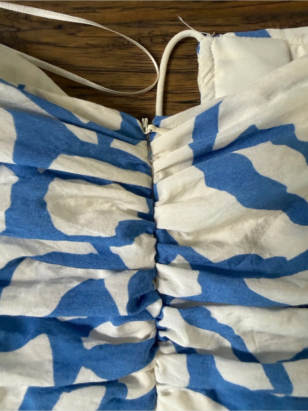 Women’s Blue and White halter dress - Picture 5 of 5